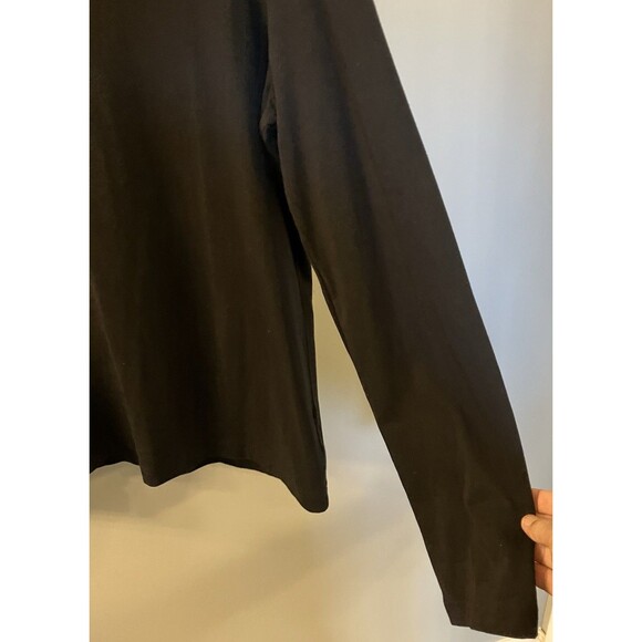 Croft & Barrow Mens Black Mock Neck Tee Size Large NWT - Picture 6 of 7